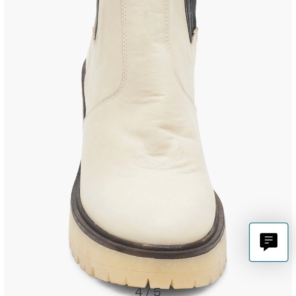 NIB James Chelsea Boot (Women) Free People White Size 10​​​​​​​ - Picture 11 of 12